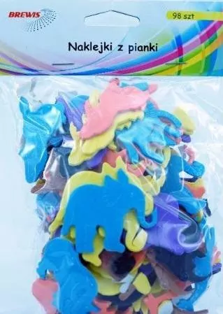 Naklejki z pianki dzikie zwierzęta - tantis.pl