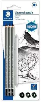 Staedtler. Węgiel w ołówku Mars Lumograph S+M+H