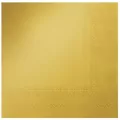 Serwetki jednokolorowe złote 33x33 SDL552408 - tantis.pl