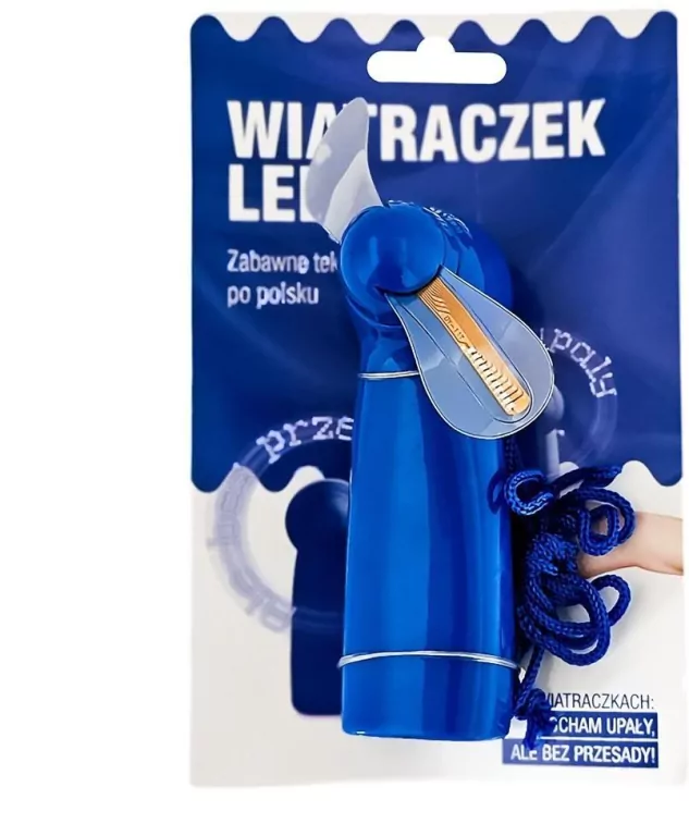 Wiatraczek led niebieski - tantis.pl