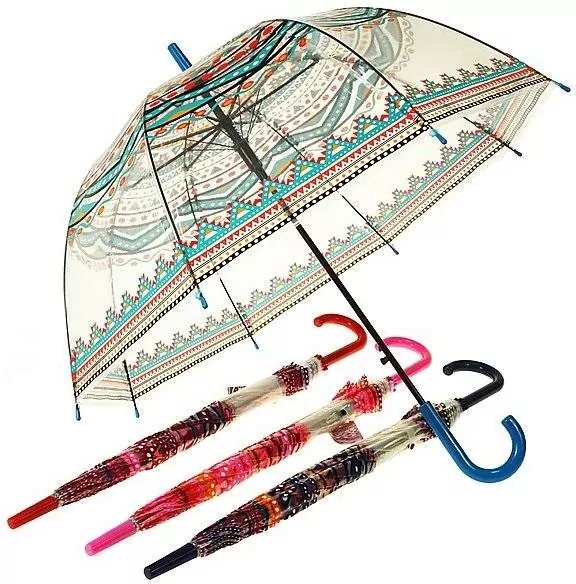 Parasolka automatyczna przezroczysta. Mix - tantis.pl