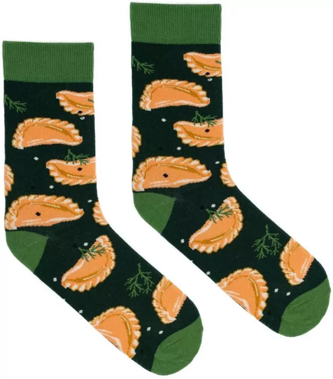 Skarpetki pierogi zielone 36-41 - tantis.pl