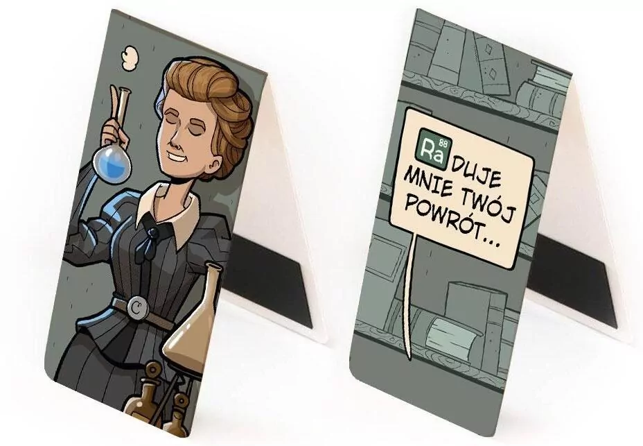 Zakładka magnetyczna. Skłodowska-Curie - tantis.pl