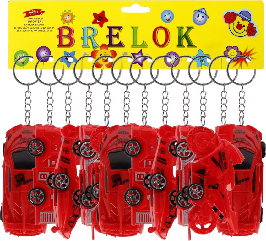 BRELOK POJAZD STRAZ POZARNA 9CM OPPBH - tantis.pl