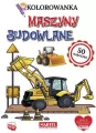 Kolorowanka z naklejkami. Maszyny budowlane - tantis.pl