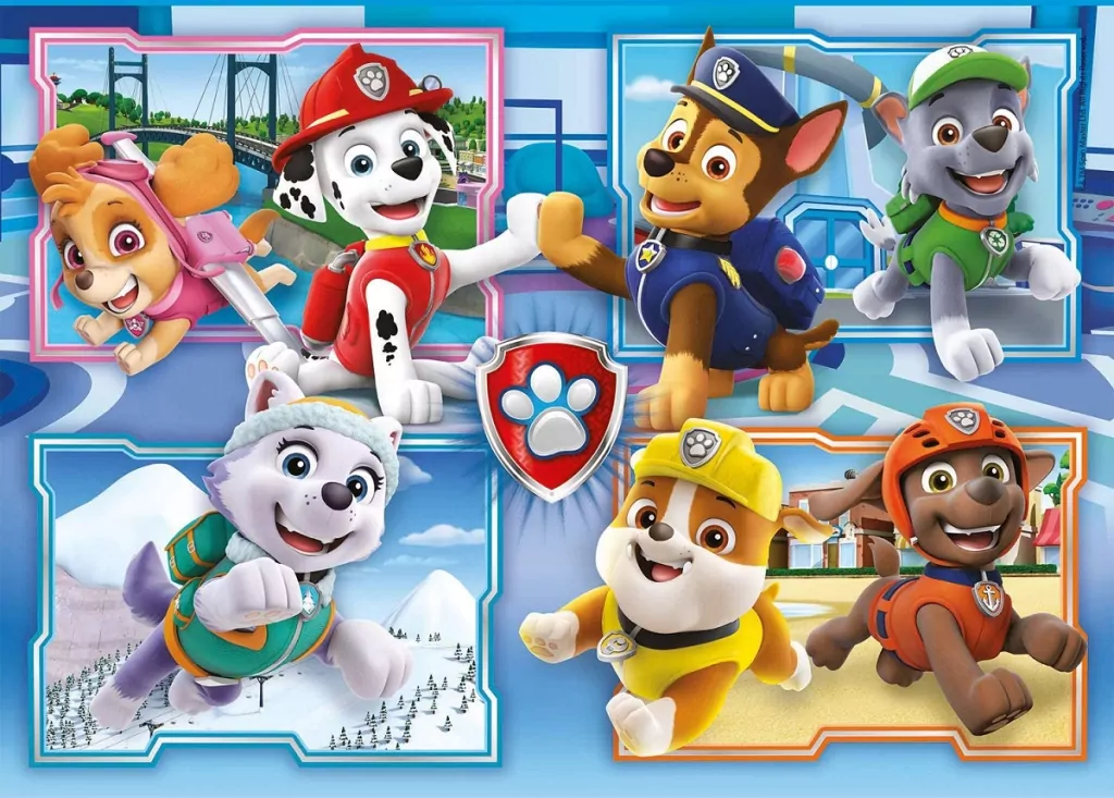Clementoni. Puzzle 2x60. Paw Patrol - tantis.pl