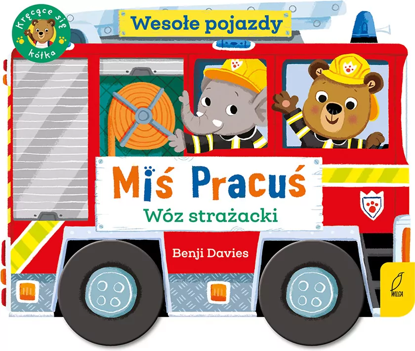 Miś Pracuś. Wesołe pojazdy. Wóz strażacki - tantis.pl