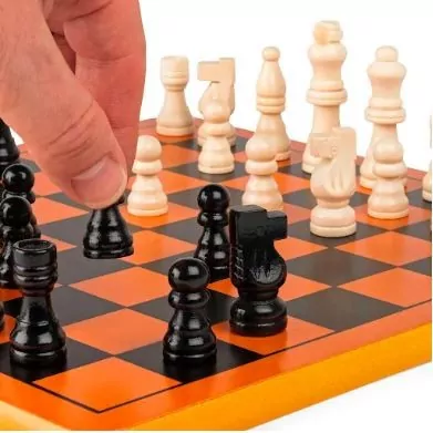 Gra Drewniane Szachy - tantis.pl