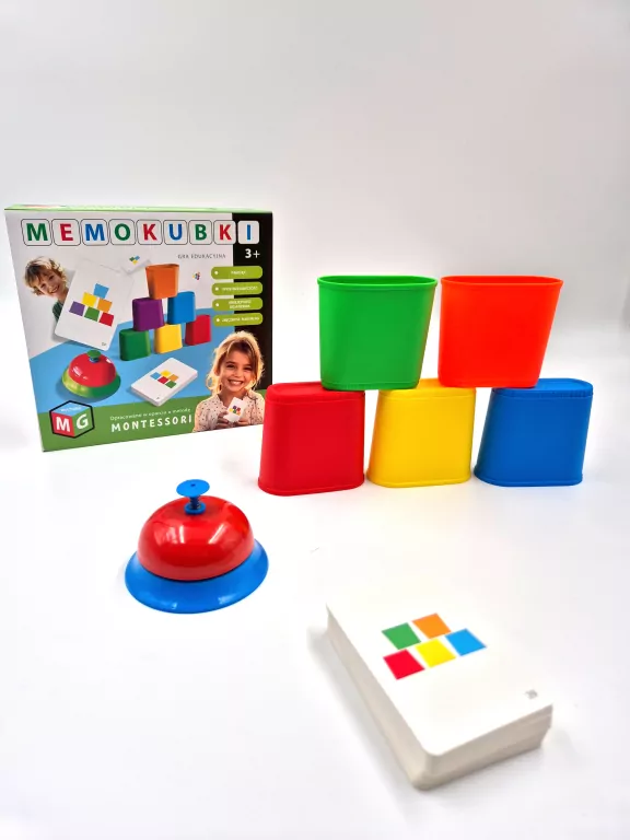 Memokubki. Zabawka edukacyjna Montesori - tantis.pl