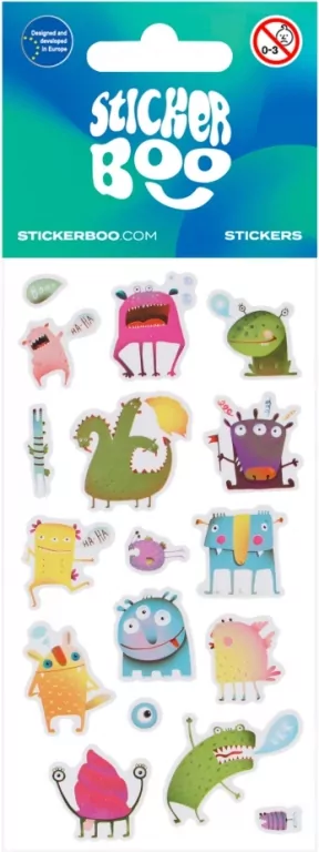 Naklejki Sticker BOO Potworki mix - tantis.pl