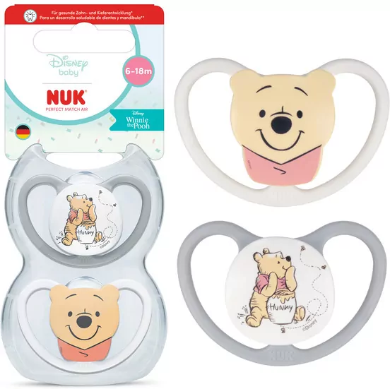 NUK. Perfect Match. Smoczek. 2 sztuki. 6-18 miesięcy. Kubuś - tantis.pl