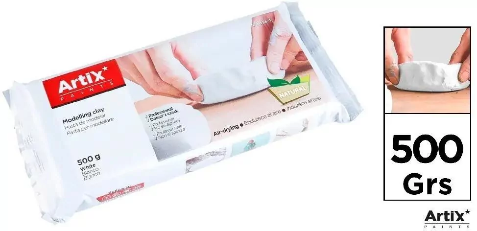 Glina modelarska 500g biała - tantis.pl