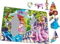 Układanka Larsen Maxi Princesses 2 24el - tantis.pl