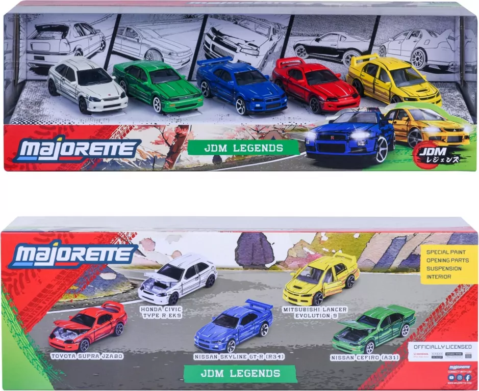 Majorette JDM Legends 5szt - tantis.pl