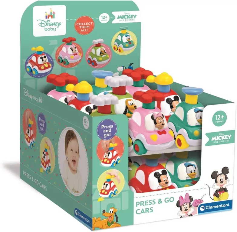 Disney samochodziki Press and Go! mix - tantis.pl
