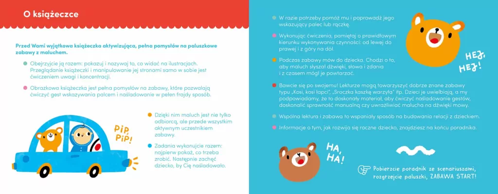 CzuCzu. Paluszkowe zabawy dla dzieci 12 mies.+ - tantis.pl