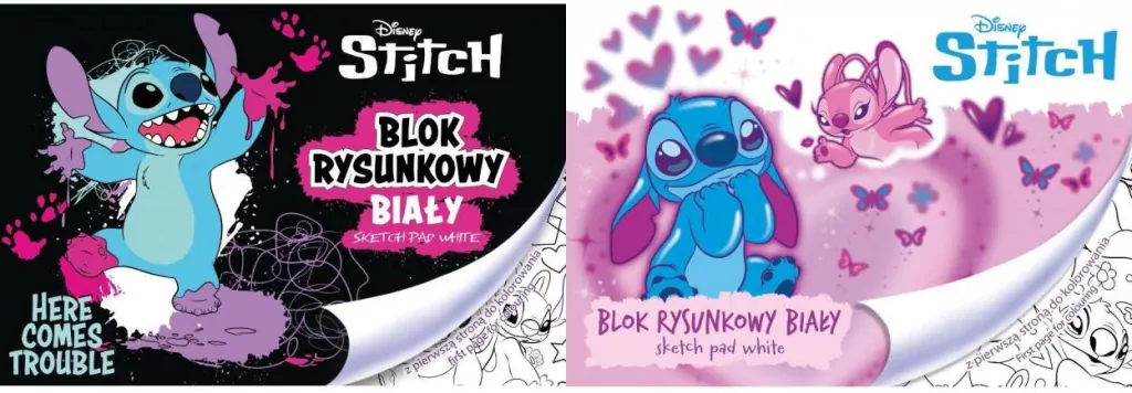 Blok rysunkowy A4/20K Stitch mix - tantis.pl