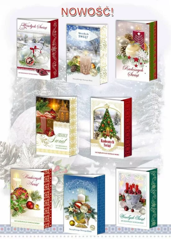Karnet B6 Boże Narodzenie, świeckie  Mix - tantis.pl