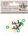 Oczy do maskotek plastikowe 10mm z mocowaniem 8szt - tantis.pl