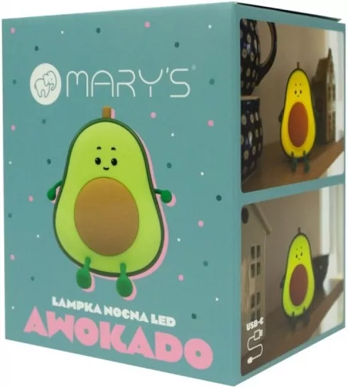 Lampka nocna LED Awokado - tantis.pl