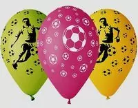 Balony premium. Piłkarze, 30cm - tantis.pl