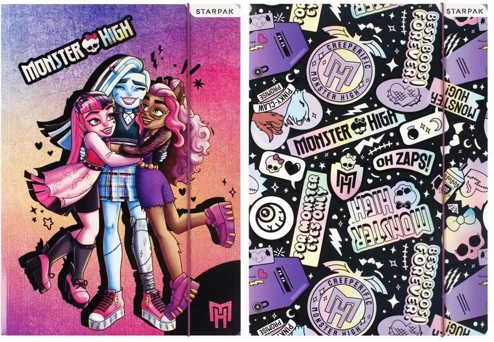 Teczka z gumką A4. Monster High - tantis.pl