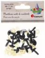 Nosy do maskotek plastikowe trójkątne 20szt - tantis.pl