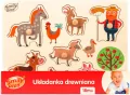 Układanka drewniana farma - tantis.pl