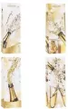 Torebka ozdobna na butelkę 12x36x9cm mix ROZETTE - tantis.pl