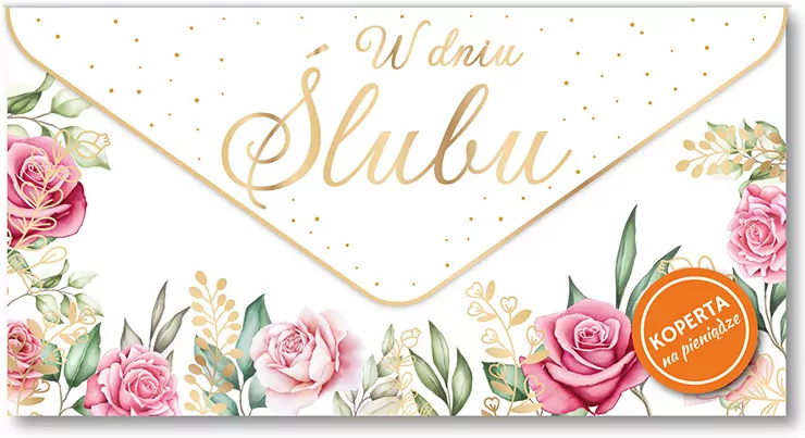 Koperta podarunkowa Ślub - tantis.pl