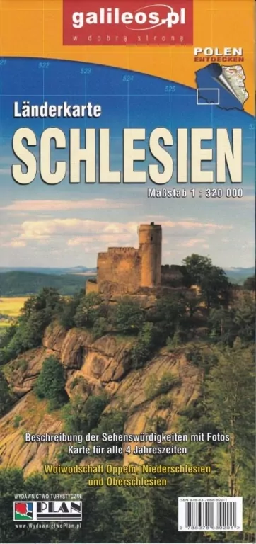 Mapa - Landerkarte Schlesien 1:320 000 - tantis.pl