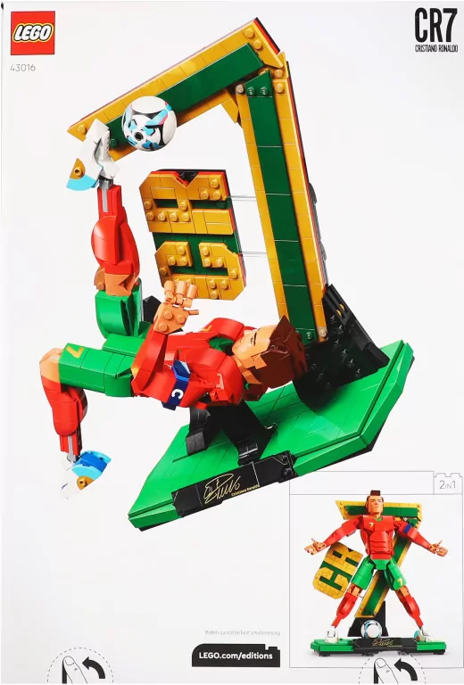 LEGO® Cristiano Ronaldo — piłkarska legenda 43016 - tantis.pl