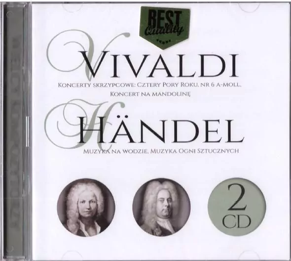 Vivaldi, Handel. Wielcy kompozytorzy (2 CD) - tantis.pl