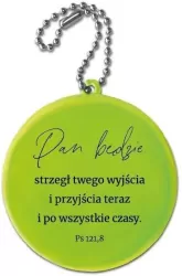 Zawieszka odblaskowa. Pan będzie strzegł