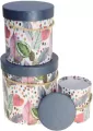 Pudełko Flower Box niebieski ROZETTE - tantis.pl