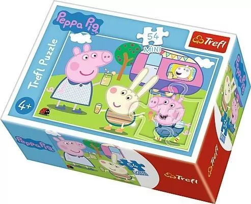 Puzzle 54 mini. Świnka Peppa. Wesoły dzień Świnki Peppy. 19628 - tantis.pl