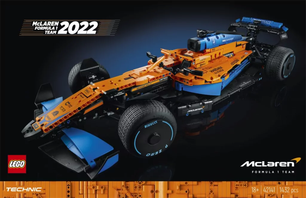 LEGO® Technic. Samochód wyścigowy McLaren Formula 1™. 42141 - tantis.pl