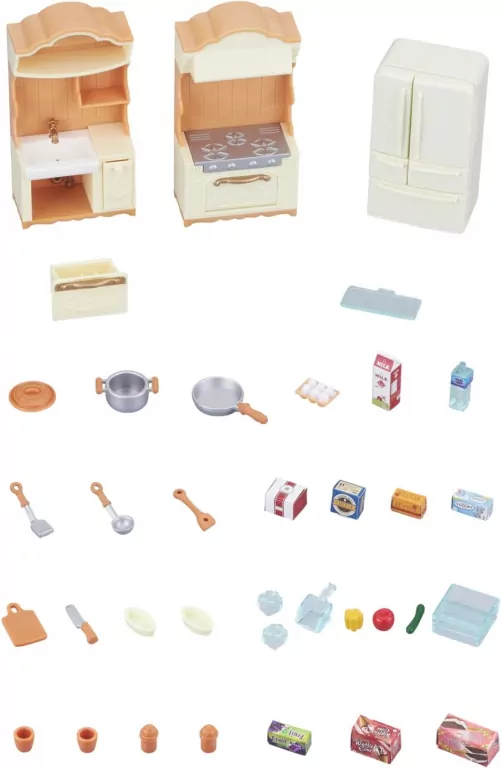 Wiejska kuchnia z lodówką. Sylvanian Families - tantis.pl