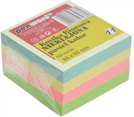 Kostka biurowa pastel 85x85x50mm 520K - tantis.pl