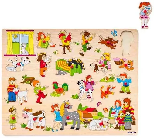 WOODYLAND Duże puzzle drewn.z uchw.91912 19123 - tantis.pl