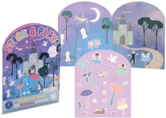 Naklejki wielokrotnego użytku baletnice