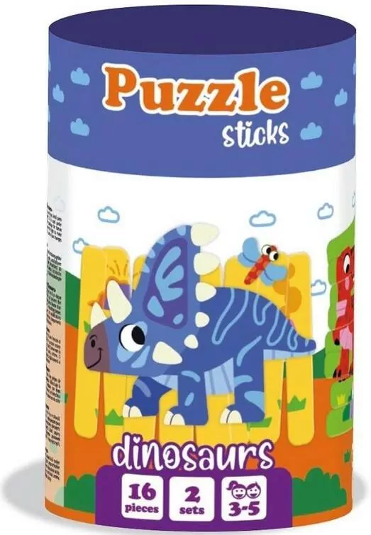 Puzzle sticks. Dinozaury - tantis.pl