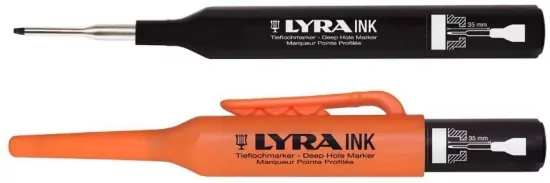 Marker do głębokich otworów czarny