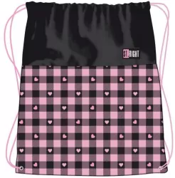 Worek na obuwie SO1 Pink Checkered