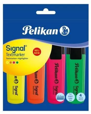 Zakreślacze Pelikan. 4 kolory - tantis.pl