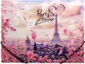 Teczka A4 PP na gumkę z nadrukiem Take Me To Paris - tantis.pl