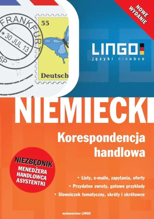 Niemiecki. Korespondencja handlowa. Języki nieobce. Lingo - tantis.pl
