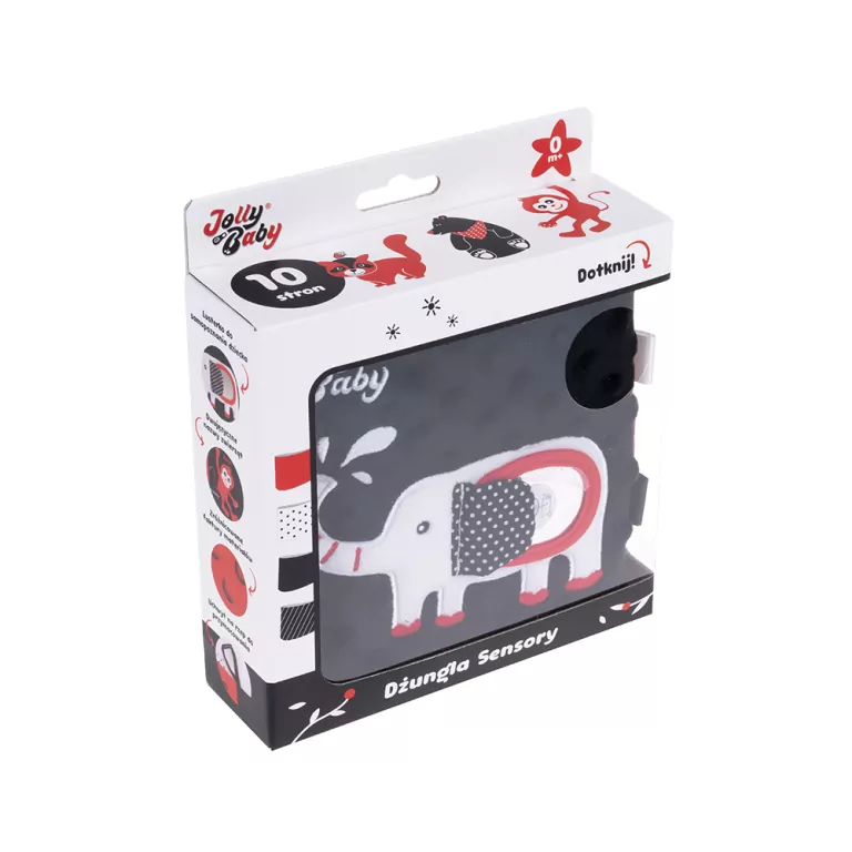 Książeczka sensoryczna Dżungla - tantis.pl