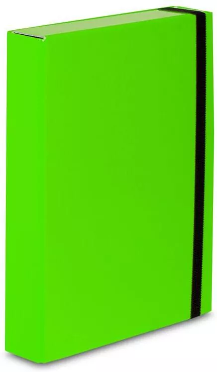 Teczki z gumką Vaupe box caribic A4 zielony 1200g (341/15) - tantis.pl