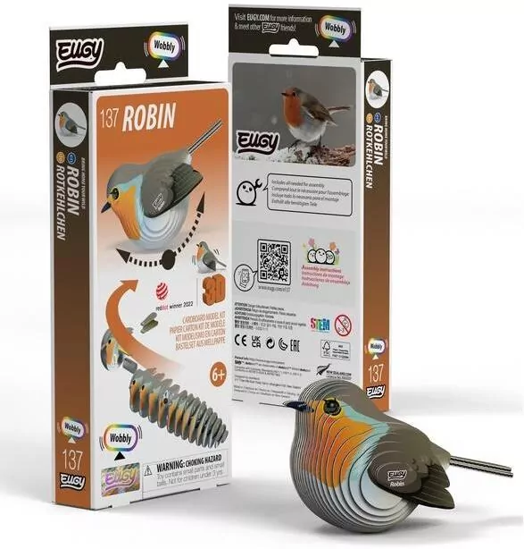 Rudzik kołyszący Eugy. Eko Ukladanka 3D - tantis.pl